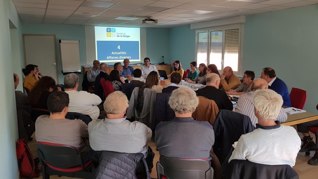 Réunion d’échanges avec les collectivités bénéficiant du Service « assistance réseaux d’eau et d’assainissement » du Syndicat de la Diège