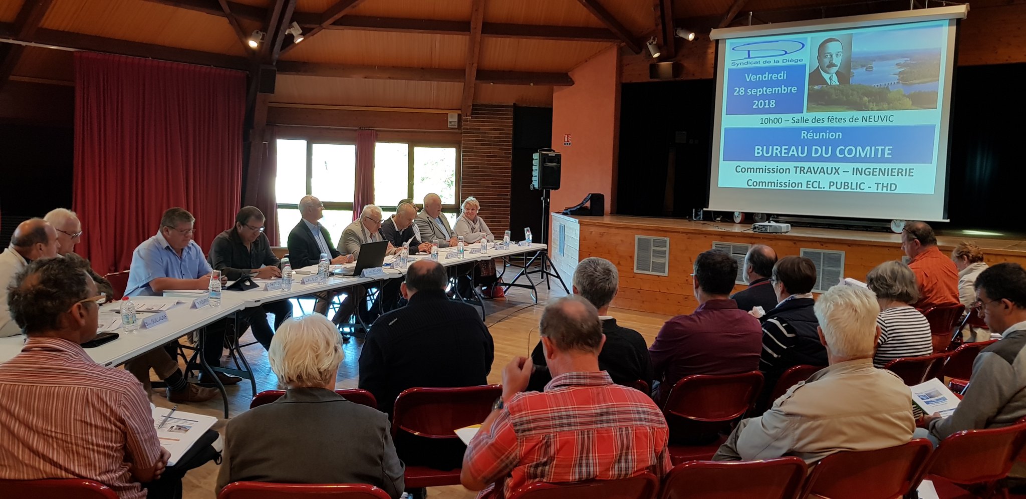 Réunion du Bureau et des commissions « TRAVAUX – INGENIERIE » et « ECLAIRAGE PUBLIC – TRES HAUT DEBIT »