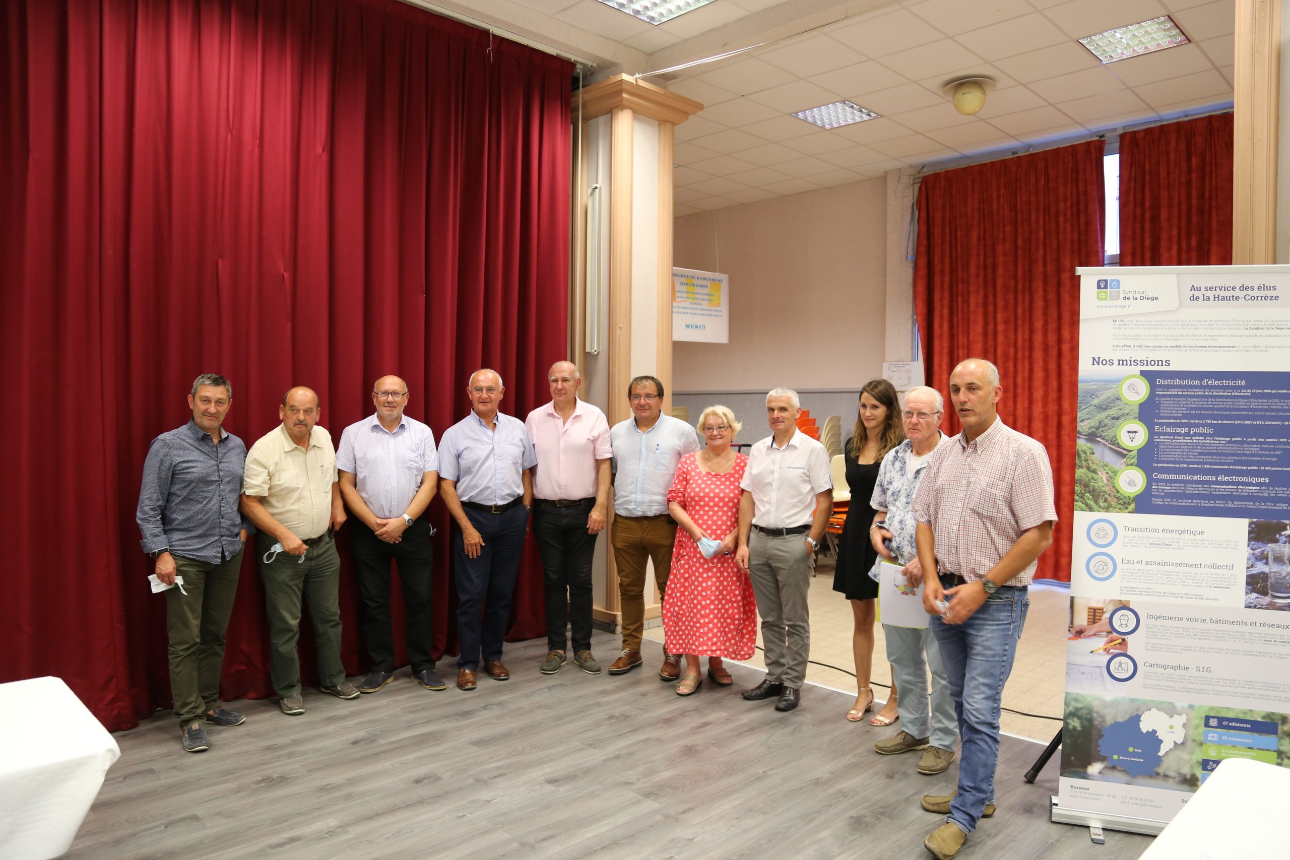 Installation du Comité du Syndicat de la Diège le 18 septembre 2020