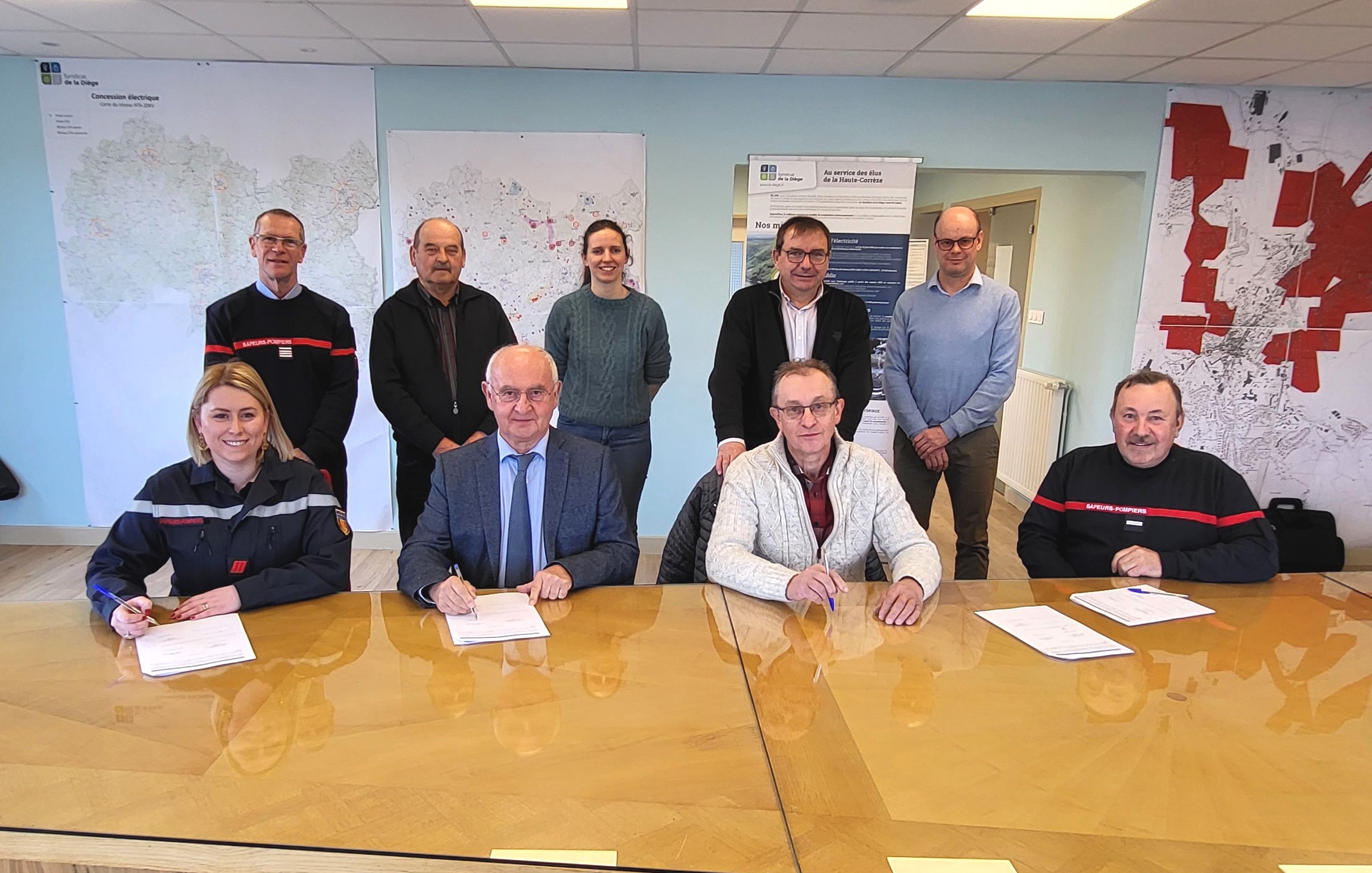 Signature d’une convention de disponibilité avec le SDIS de la Corrèze