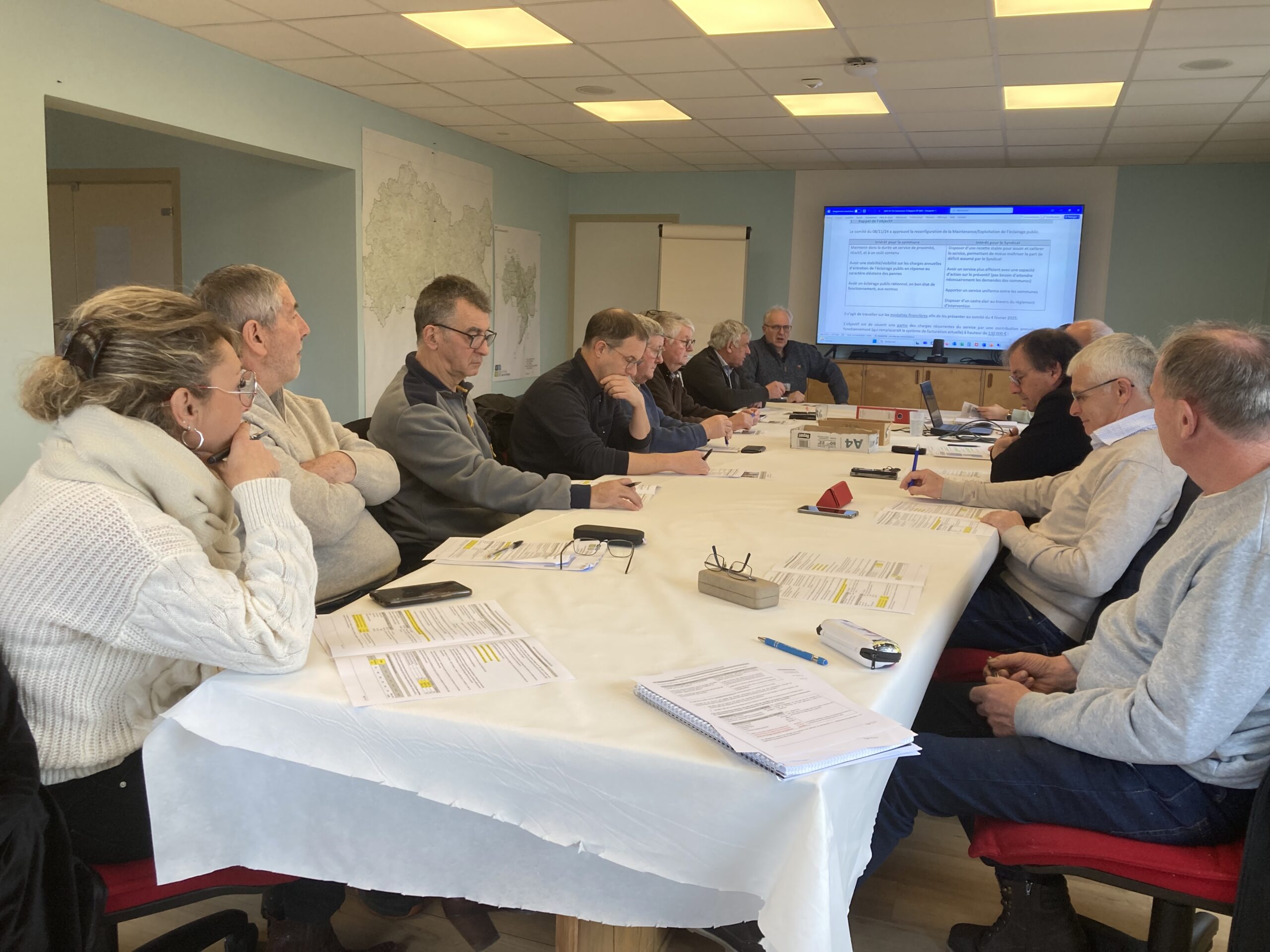 Réunion de la Commission Travaux-Ingénierie